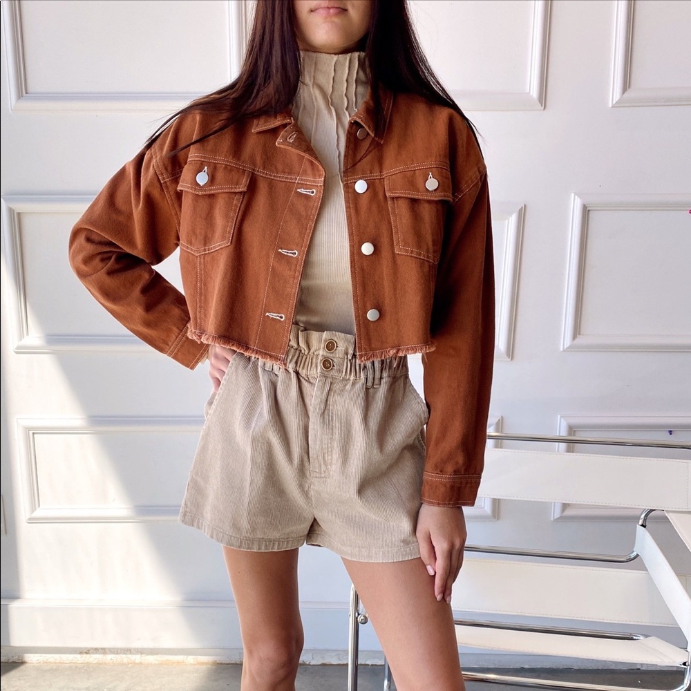 High Road Brown Denim Jacket